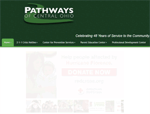 Tablet Screenshot of pathwaysofcentralohio.com